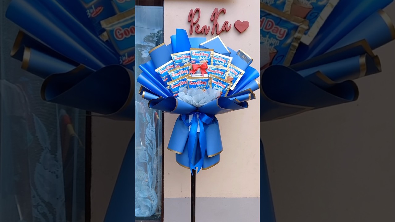 Buket Kopi Tema Biru #buketkopi