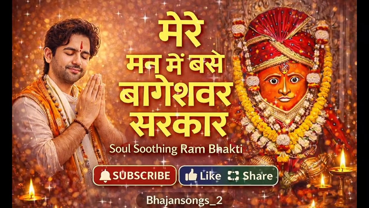 “मेरे मन में बसे बागेश्वर सरकार” | Latest Soulful Bhajan 2026