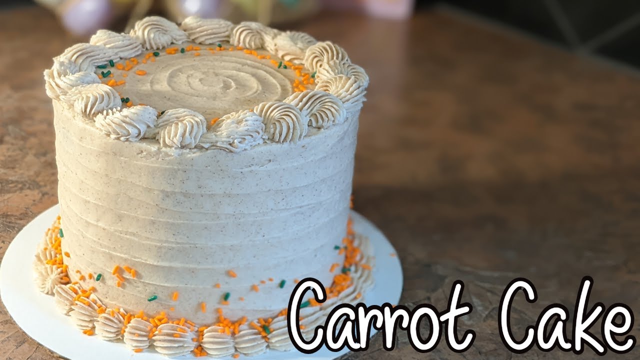 The Best Carrot Cake Recipe | Bakery Style | Bake With Me