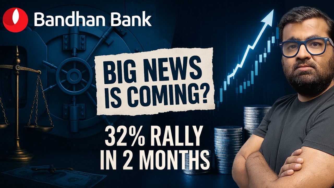 BANDHAN BANK BLASTING! 🚀 Why is it UP while NIFTY CRASHES? (The Truth)