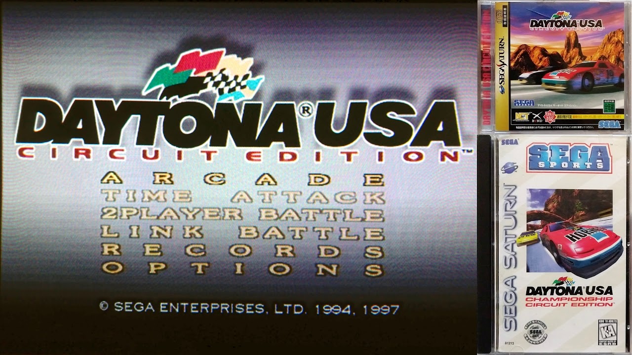 Daytona USA Championship Circuit Edition Menu Music Soundtrack [real hardware]