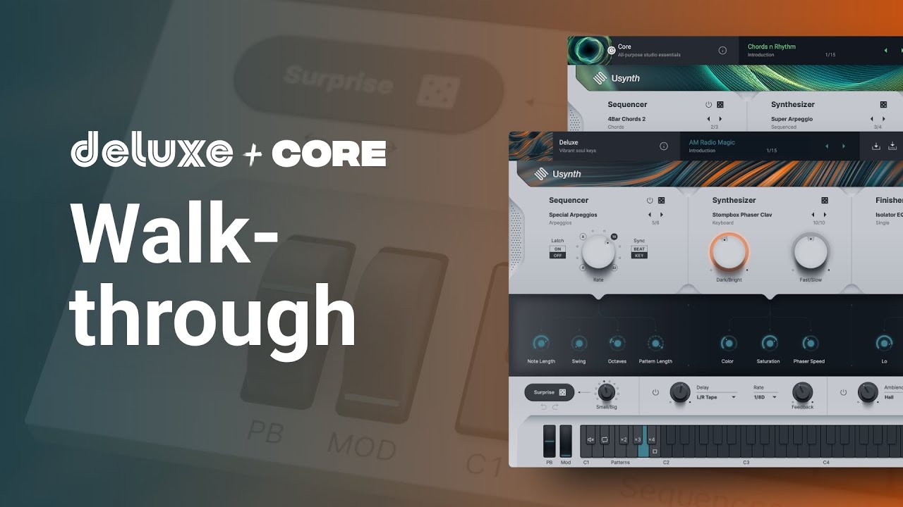 Walkthrough | Usynth DELUXE & CORE