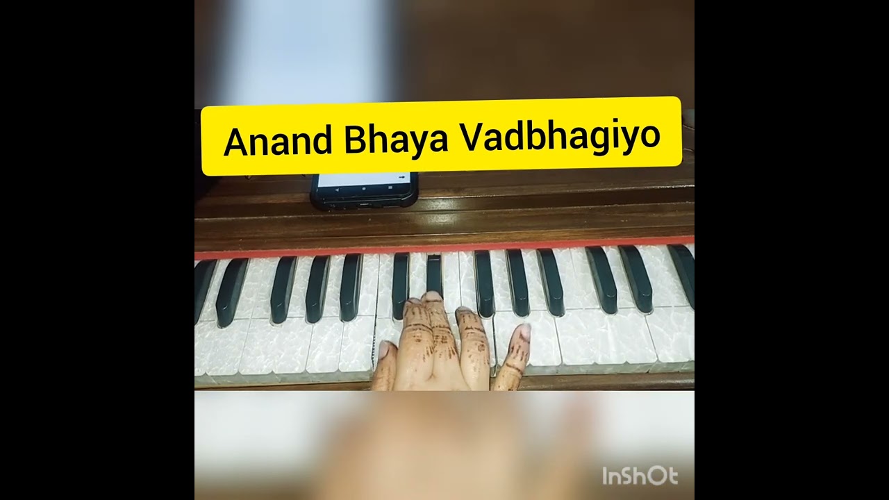 How to Learn Shabad#Anand Bhaya Vadbhagiyo on Harmonium 🙏🙏