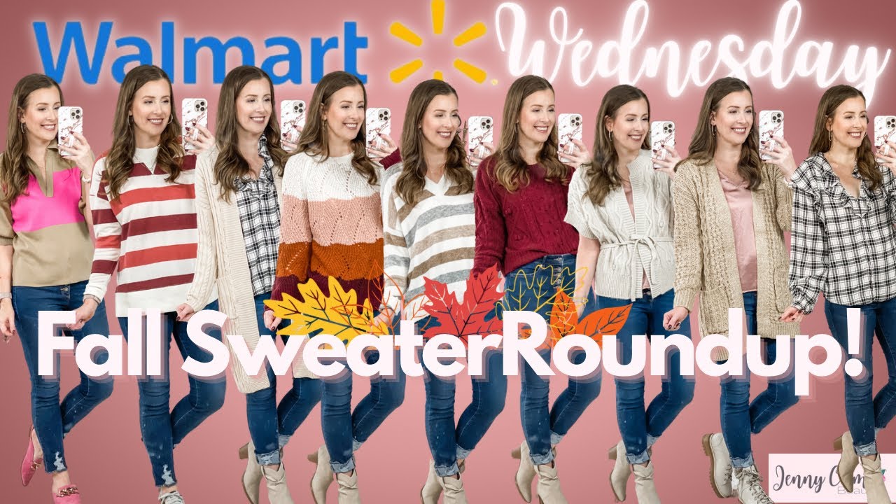 WALMART WEDNESDAY: FALL SWEATERS ARE HERE!! Beautiful New Sweaters! Affordable Fashion!