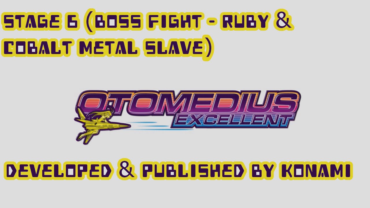Otomedius Excellent Madoka Part 6   Stage 6  Boss Fight   Ruby & Cobalt Metal Slave