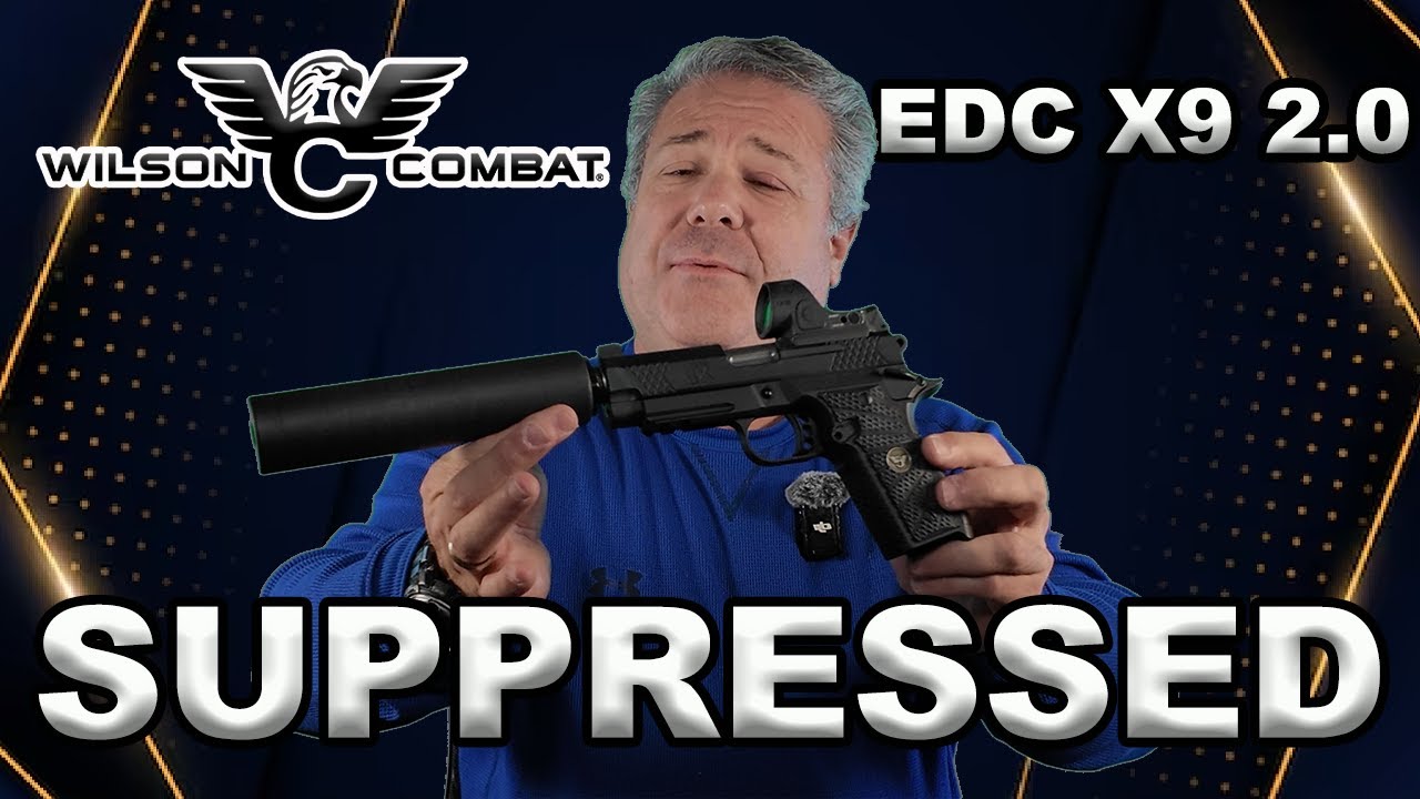 WILSON COMBAT EDC X9 2.0 SUPRESED: УДИВИТЕЛЬНО, ПОТРЯСАЮЩЕ, НО...
