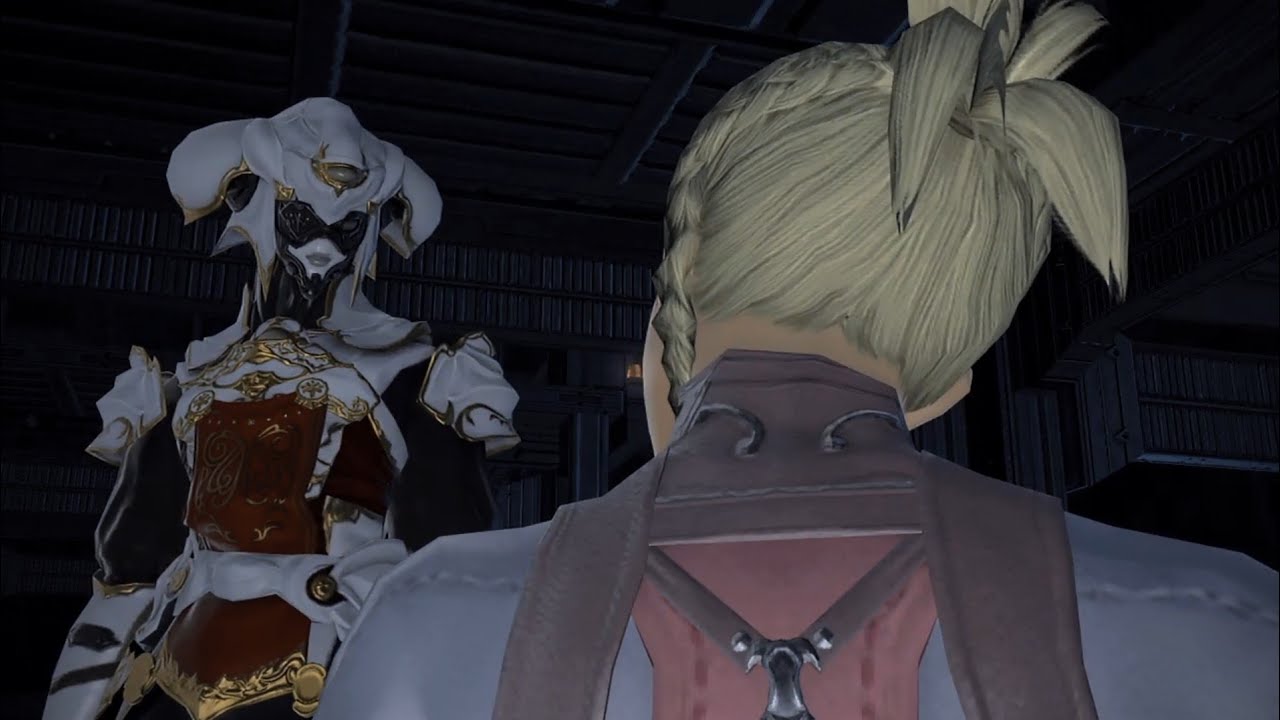 【FF14】リウィアとミンフィリア(新生イベントシーン)