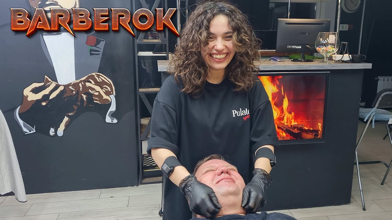 💈ASMR Lady Barber💈 Princess Jasmine Was So Hot Today🔥 And Full of Surprises