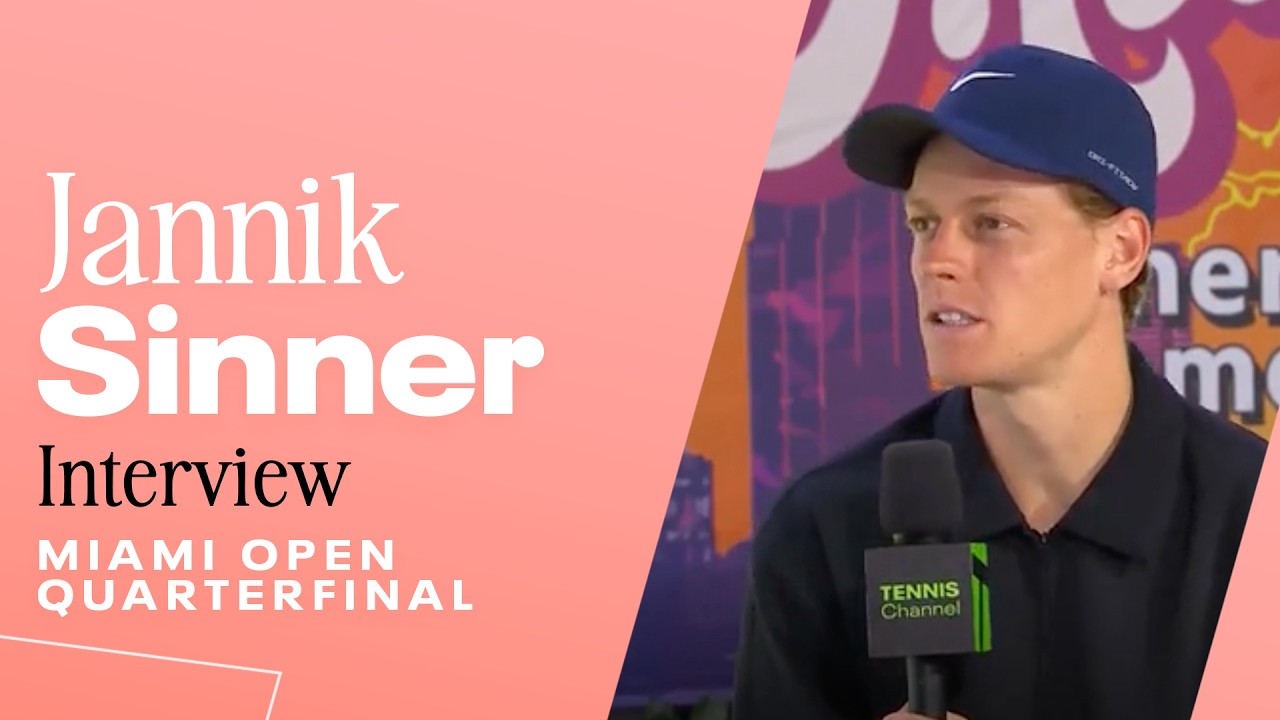 Jannik Sinner can't wait to watch Italy vs Northern Ireland Football Match ⚽️ | 2026 Miami