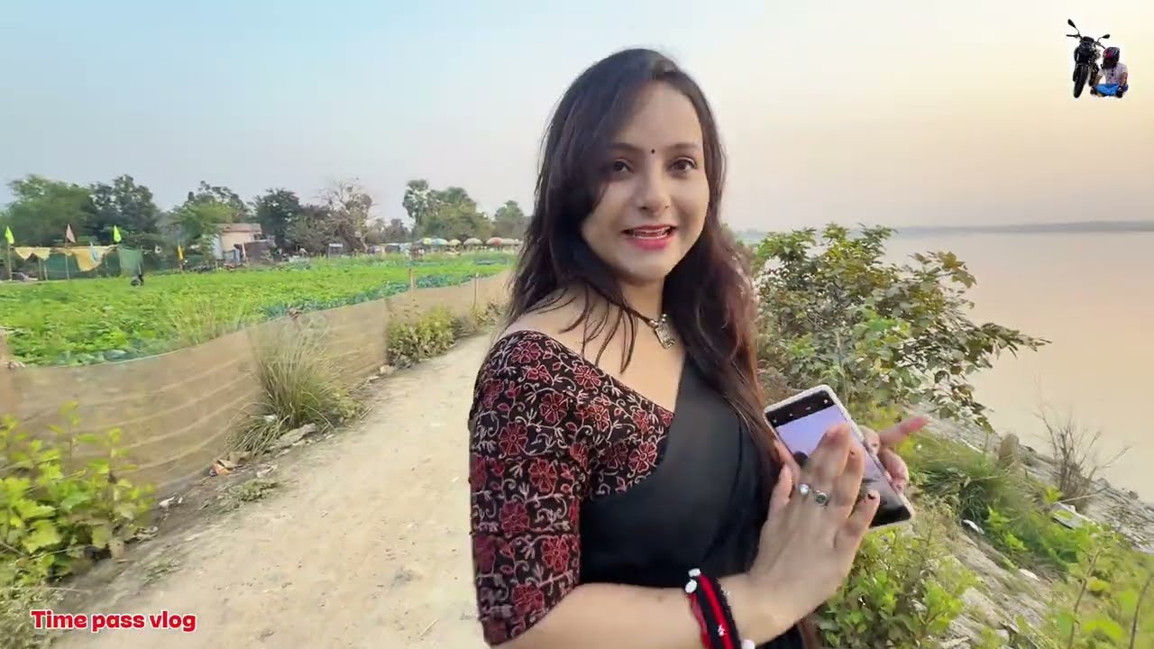 মাধ্যমিক পরীক্ষা দিয়ে। 🏍️ শরৎচন্দ্রের বাড়ি 🔥 কোলাঘাটের নদীর পারে। 💥 সোনাবালার বউ,,,#anjanjana 