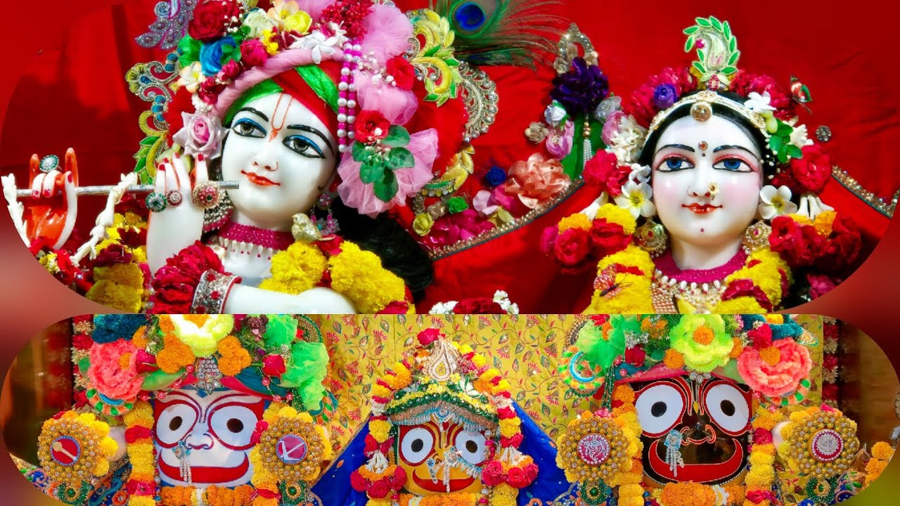 Today's Darahan 17.03.26 at Iskcon Indore of Sri Sri Radha Govind and Jaggannath Baladeva & Subhadra