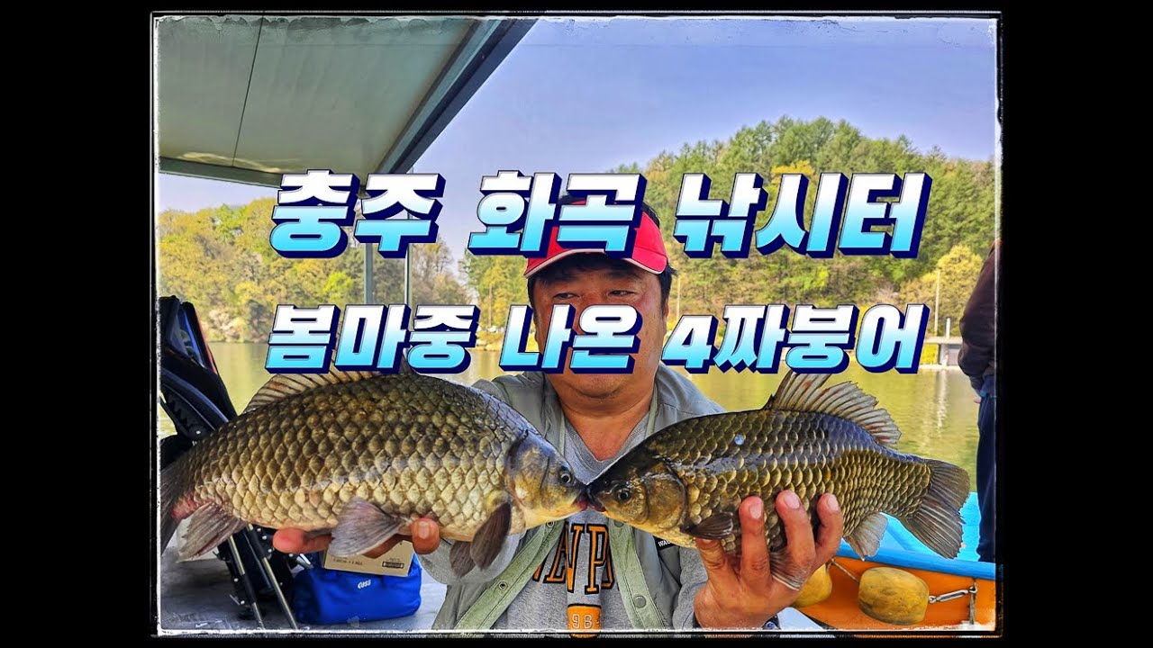 충주 화곡 낚시터/봄마중 나온 4짜 붕어.