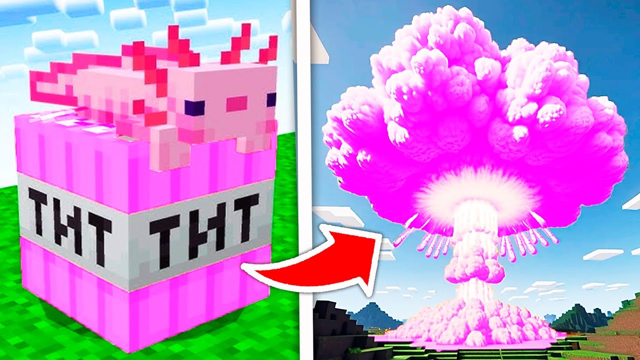 10 TNT MUY RAROS en MINECRAFT... Mods Videos