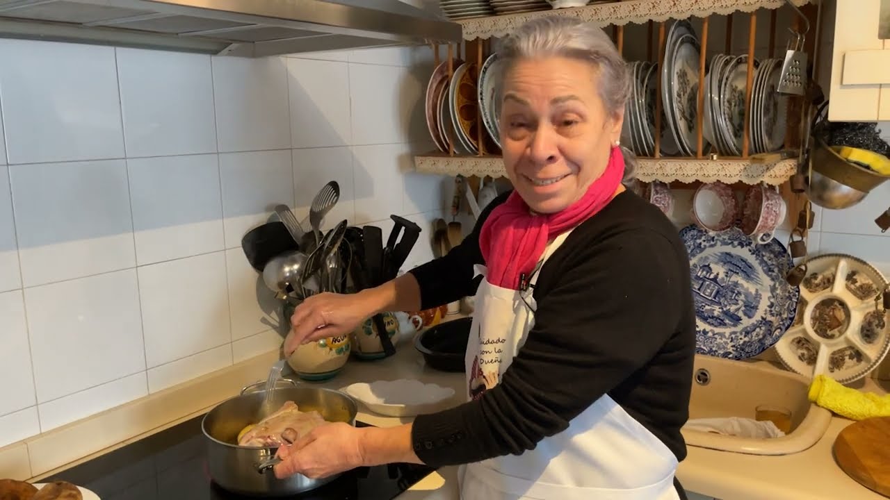 Codillo de cerdo guisado y asado