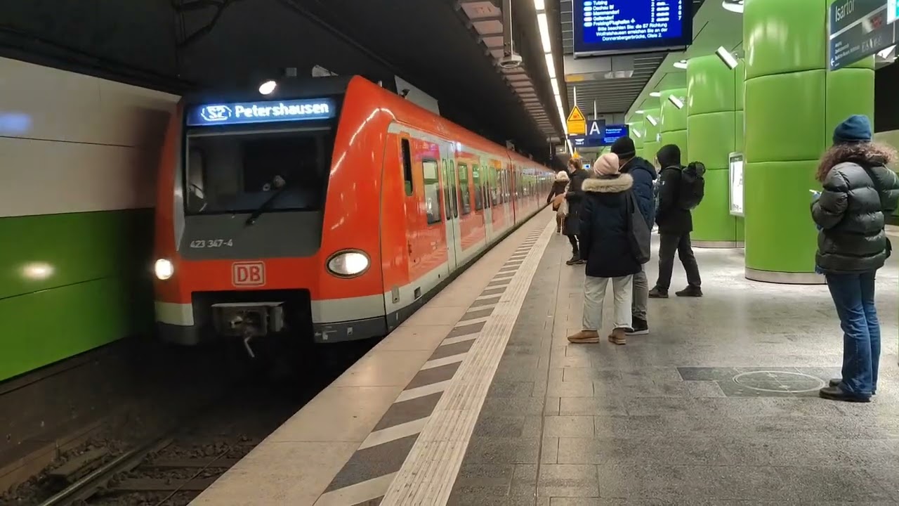 S-Bahn München Stammstrecke, Bahnhof Rosenheimer Platz und Isartor + die lilane Karriere S-Bahnen