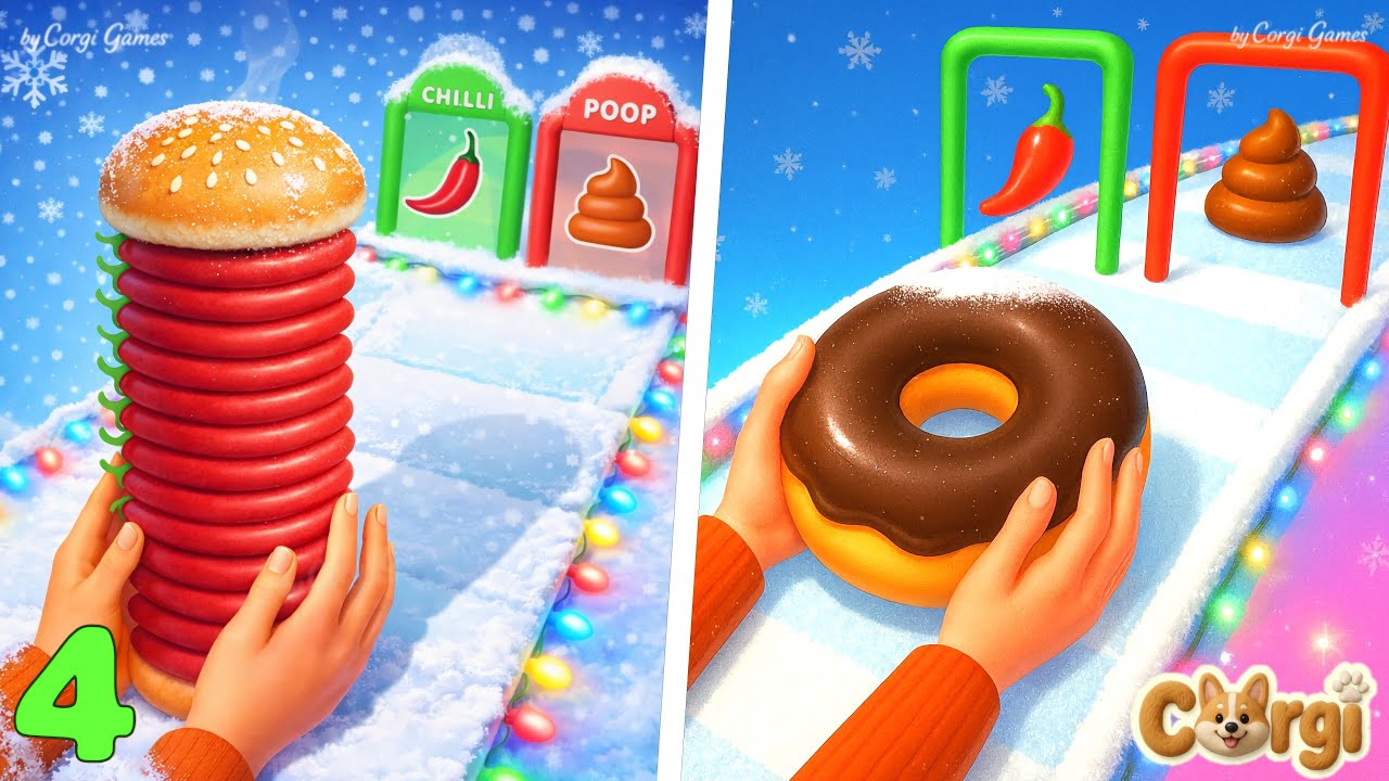 Bakery Stack 🆚 Burger Master - All Levels Satisfying Walkthrough Gameplay | PART 4