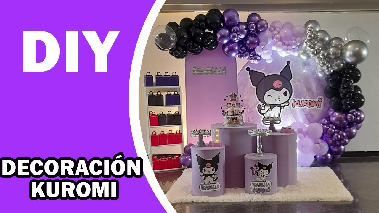 DECORACIÓN CUMPLEAÑOS KUROMI