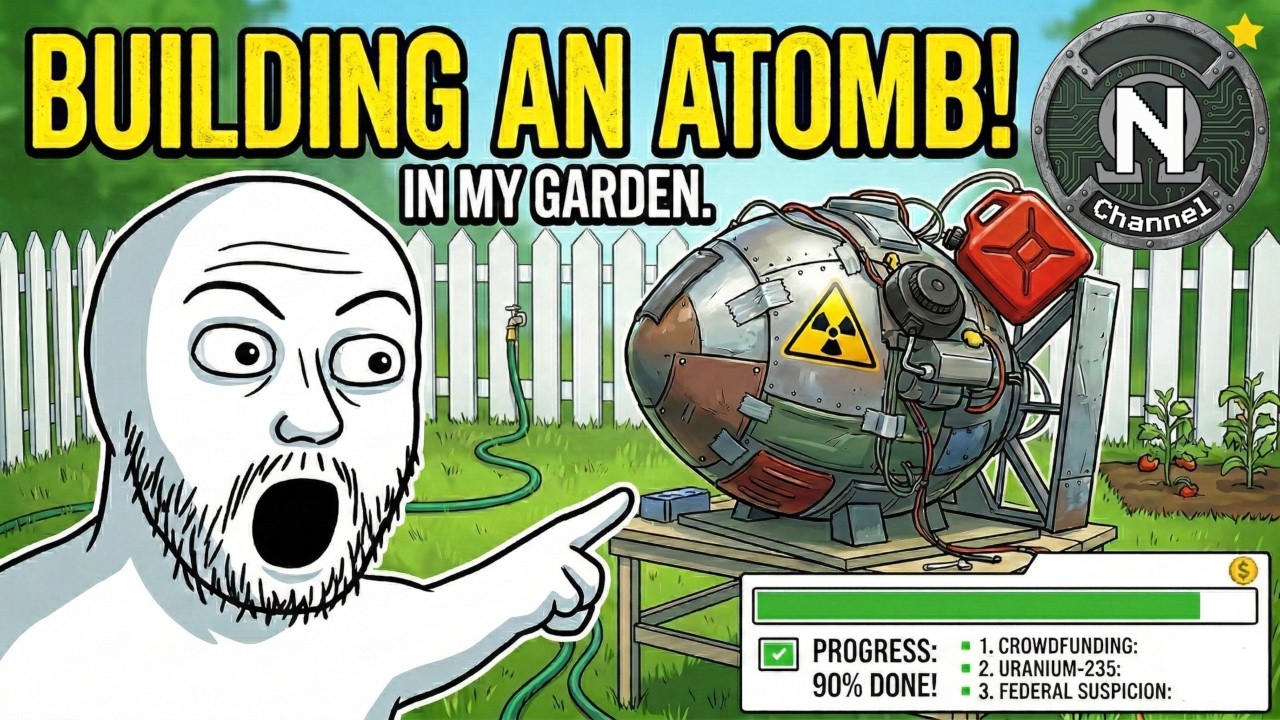 Zbieram na atom&oacute;wkę na Kickstarterze. Sprawdzam: How to Make an Atomic Bomb in Your Garden Demo PL
