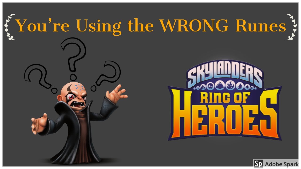 Skylanders: ROH You're Using Your Runes WRONG!!!