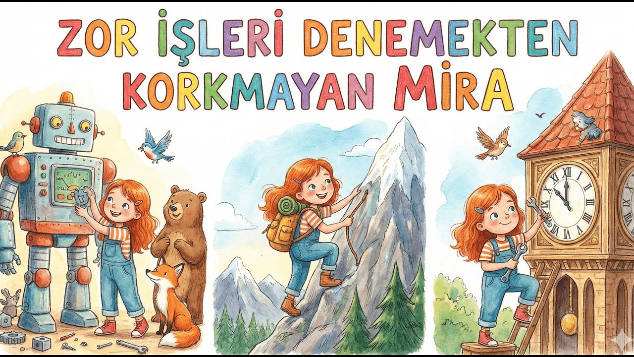 Çocuk Masalları - Zor İşleri Denemekten Korkmayan Mira - 83