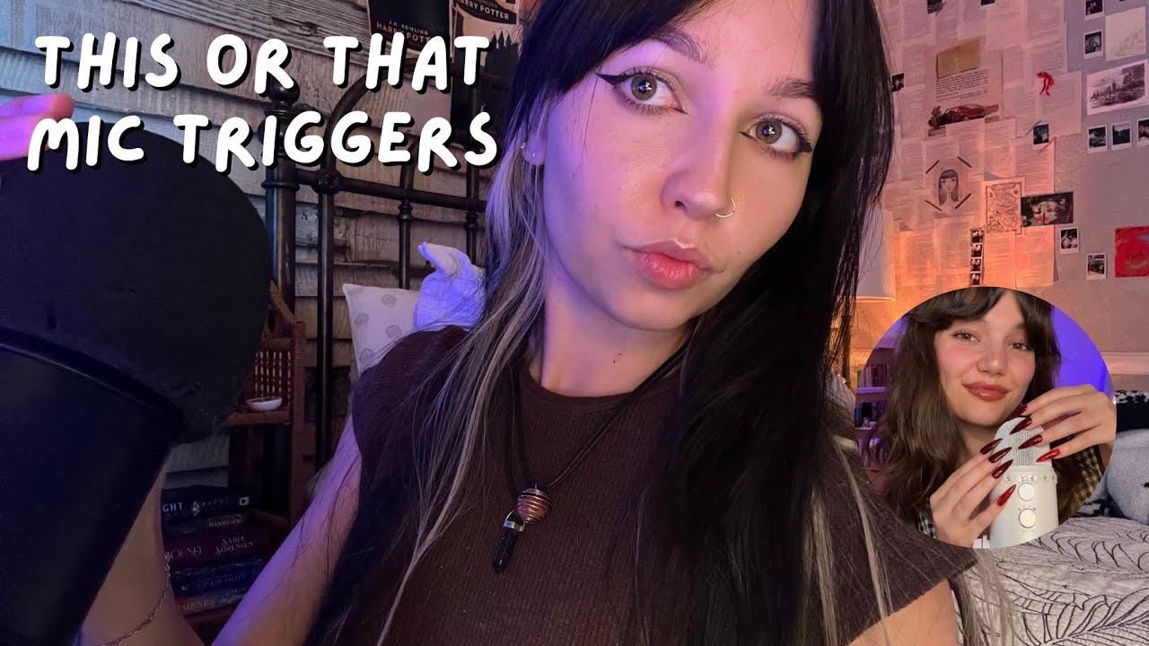 ASMR Fast and Aggressive Mic Triggers 🎙️w/ @JulesAsmr8 (this/that, gripping, scratching)
