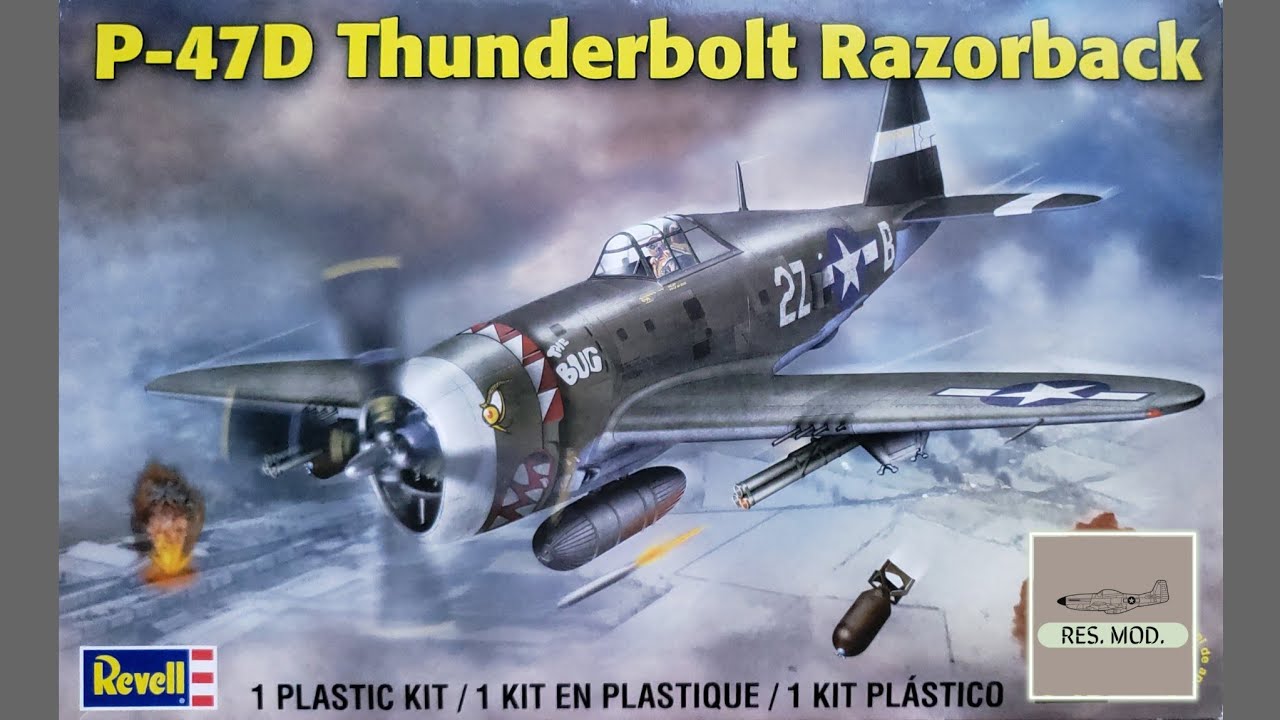 P-47D Razorback | TIMELAPSE | Full Build | Revell | Monogram | Scale Model Building|WWII|Airplane