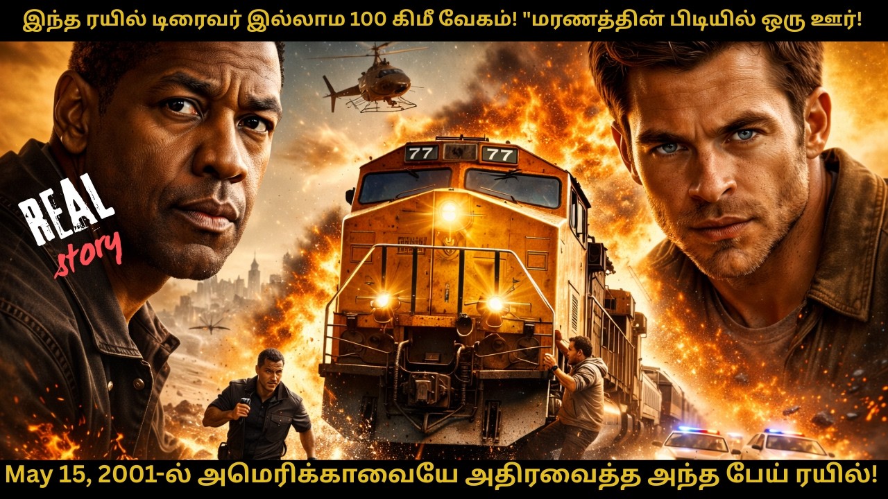 Driver இல்லாத ரயில் 100 KM ஓடியது! 😱 | Real Story Behind Unstoppable  |Voiceover Tamil Paiyan...