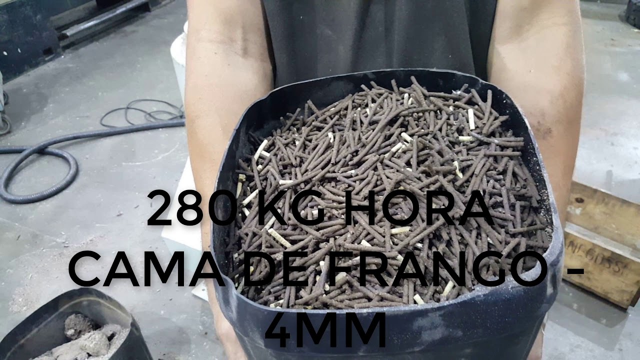 PELETIZADORA RORAIMA 30HP CAMA DE FRANGO