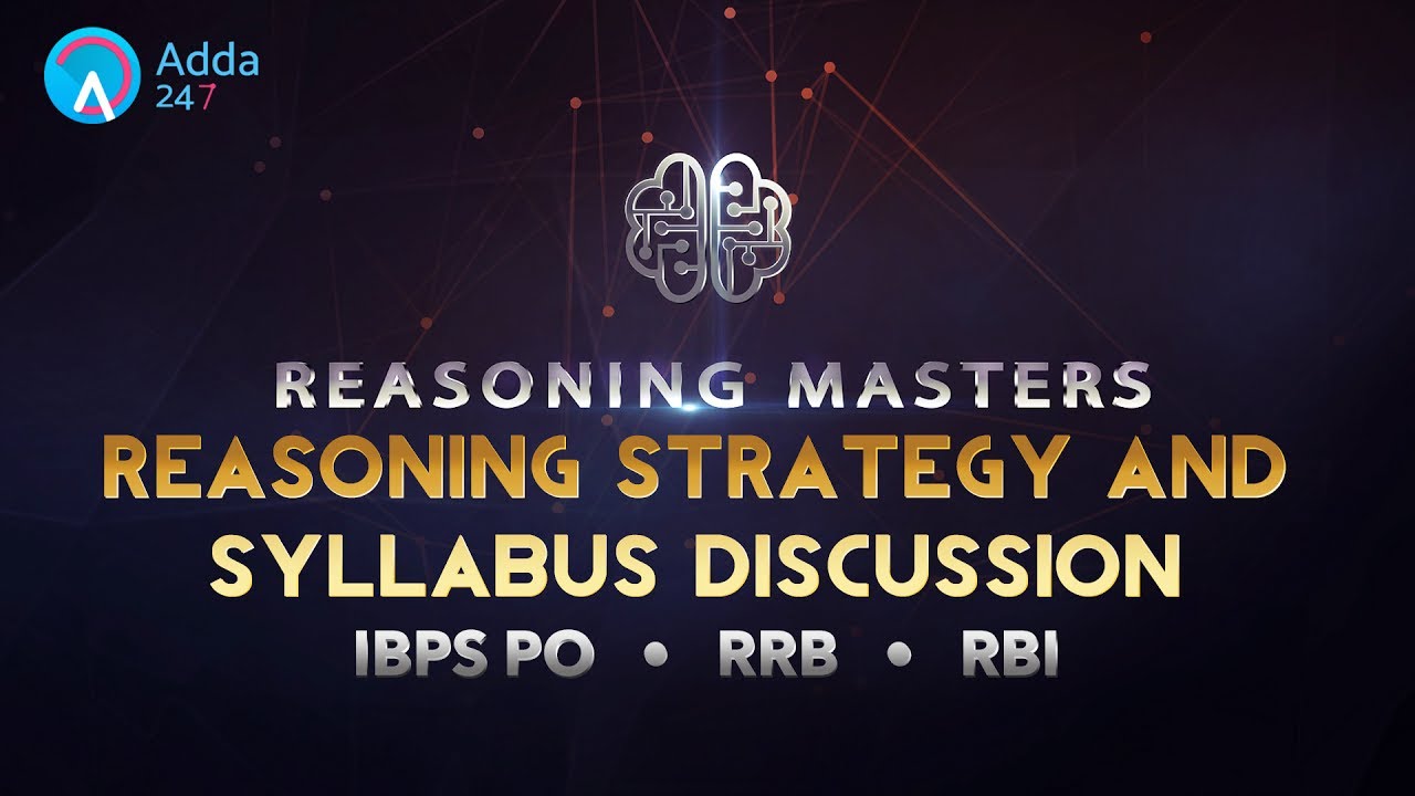 Reasoning Strategy and Syllabus Discussion For IBPS RRB PO PRE | Online Coaching for SBI Bank PO