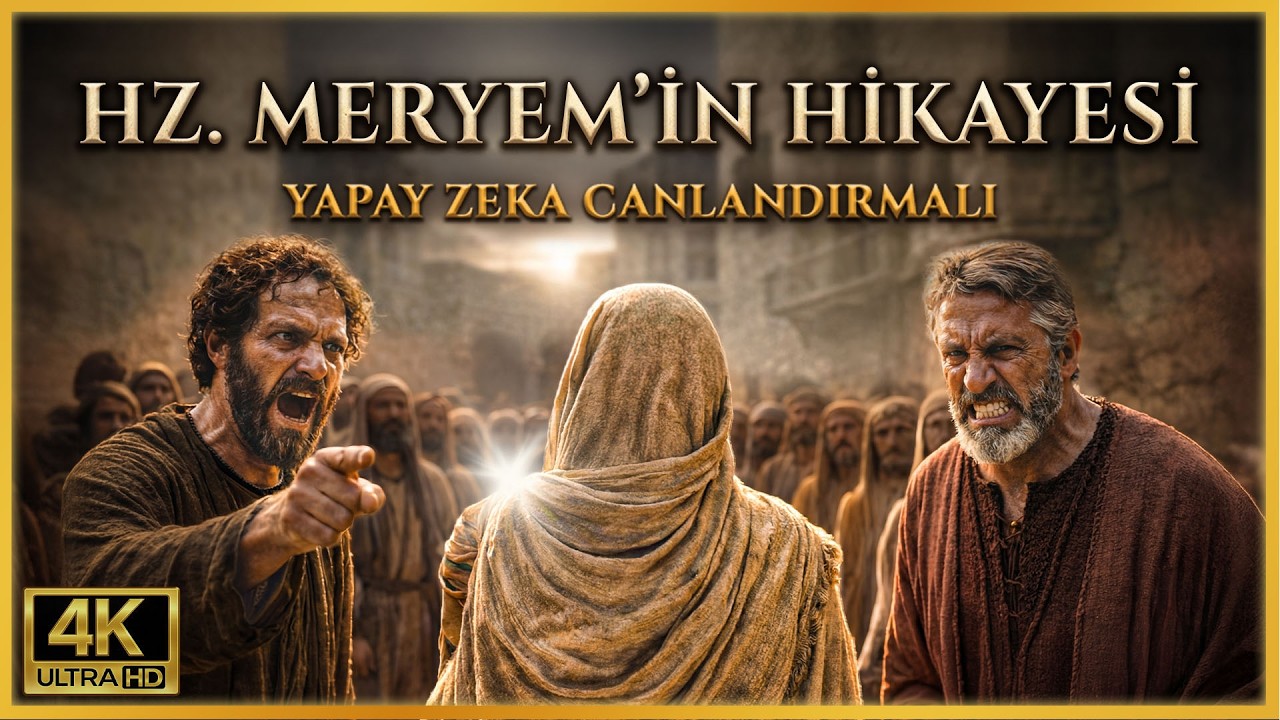 Hz. Meryem’in Bilinmeyen Hikâyesi – Yapay Zeka Canlandırmalı | Cennetin Anneleri 3. Bölüm