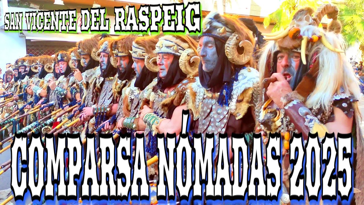 4K COMPARSA NÓMADAS #sanvicente #alicante #morosycristianos #desfile #tradiciones