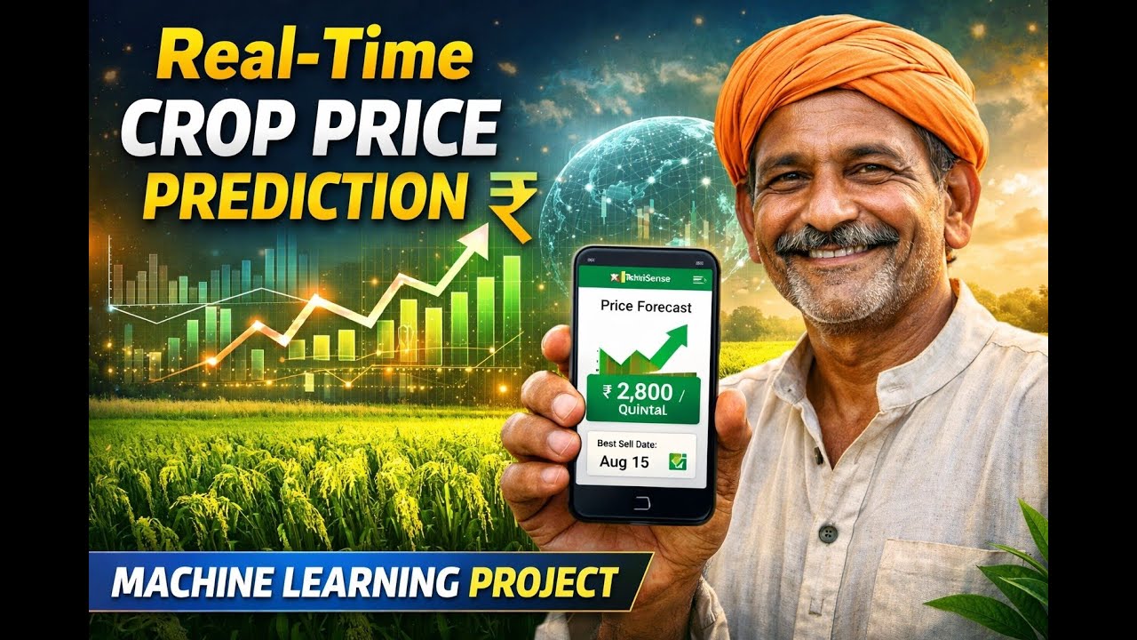 AI for Farmers | Real-Time Crop Price Prediction Using Machine Learning