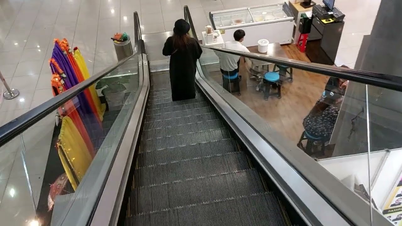 (Atrium A) Several of OTIS Escalators at Prangin Mall, Georgetown, Penang, Malaysia 