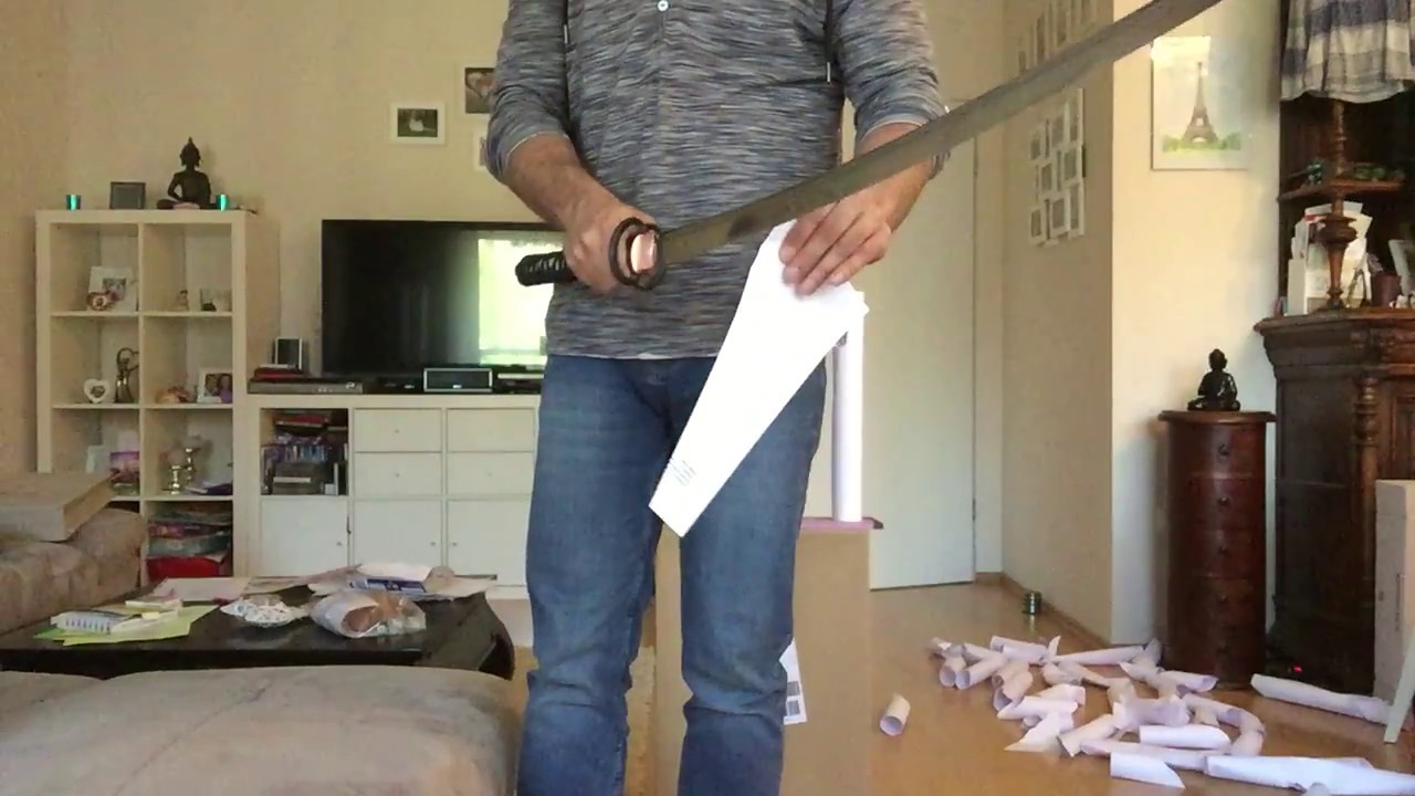 Sch&auml;rfetest YariNoHanzo Hosokawa Katana