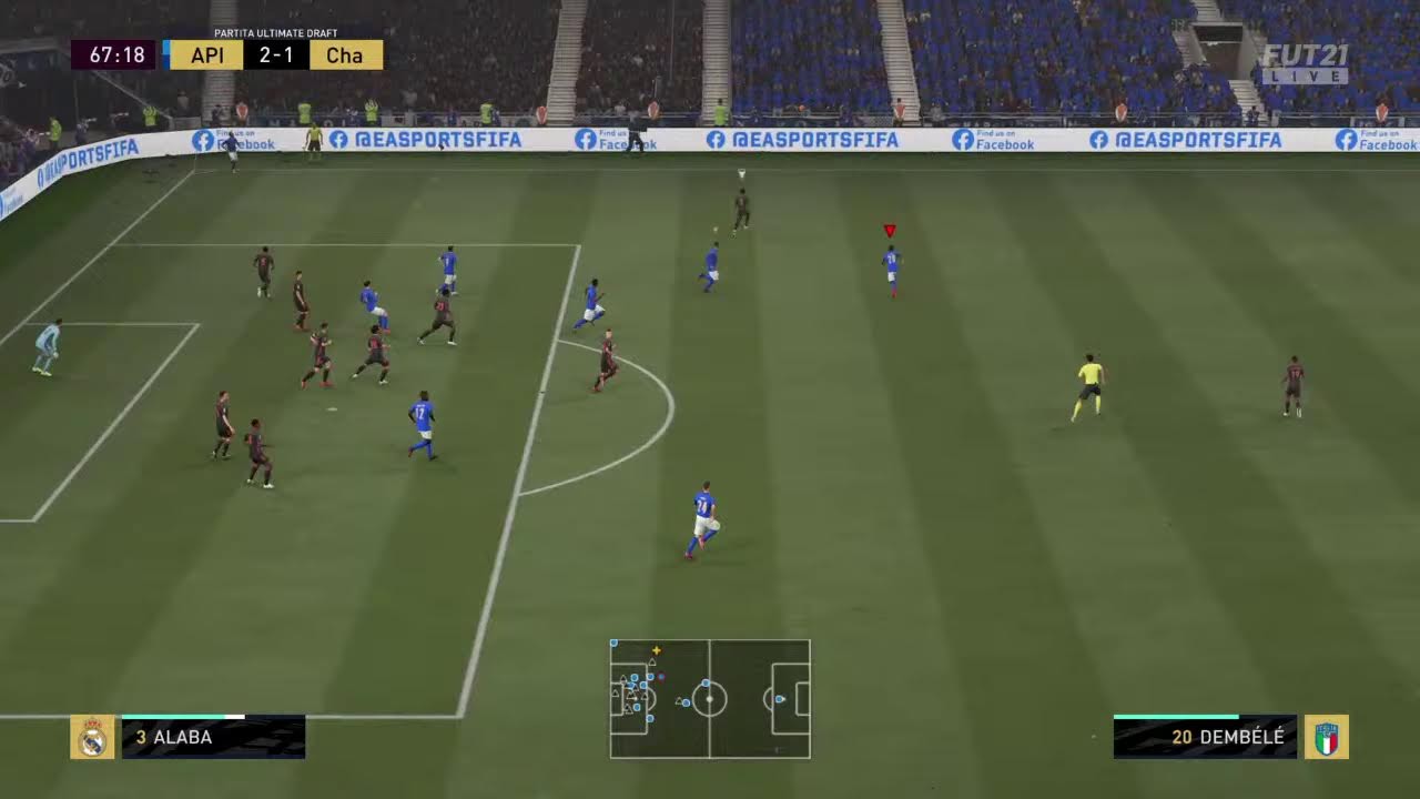 Fifa 21 draft e poi carriera con il Leicester