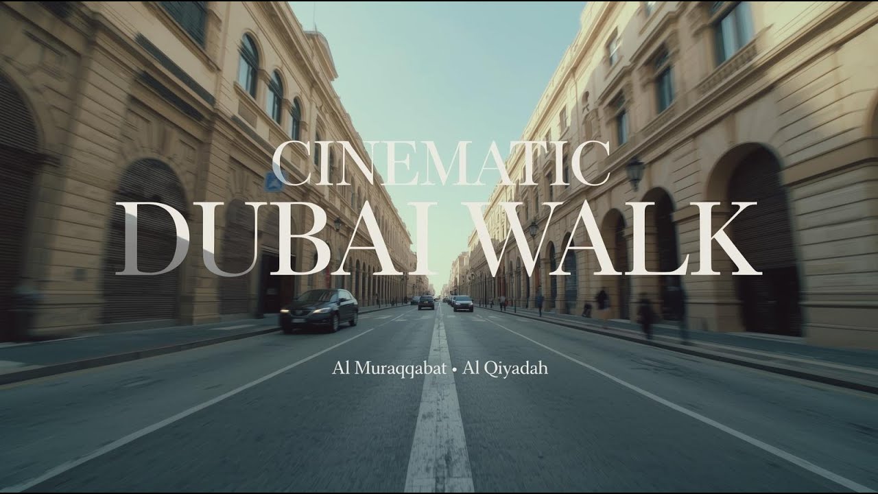 A Cinematic Walk in Dubai: Al Muraqqabat to Al Qiyadah 🇦🇪 (DJI Osmo Nano)