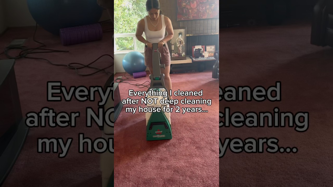 Everything I cleaned after NOT deep cleaning my house for 2 years! #deepcleaning #cleaning