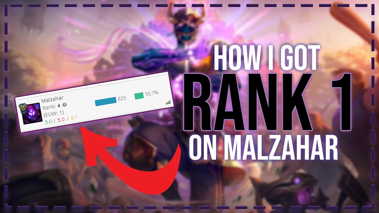 The Most In Depth Malzahar guide - Comprehensive Mechanics Tutorial from Rank 1 player Big2080