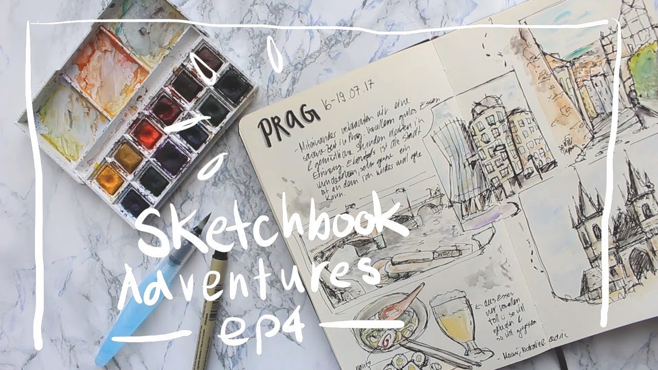Urban Sketching Prague | Sketchbook Adventures Ep. 4