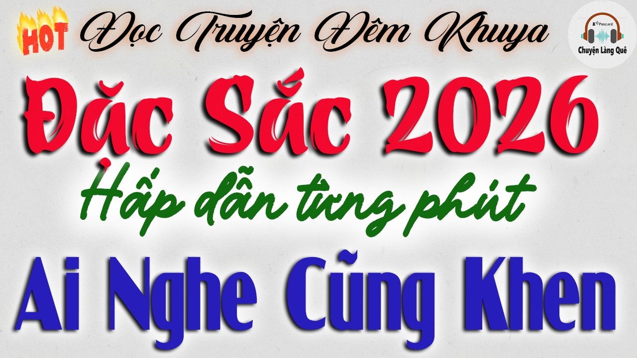 Ai nghe cũng khen hay - Đặc sắc nhất 2026 | Nghe đọc truyện đ&ecirc;m khuya ngủ ngon