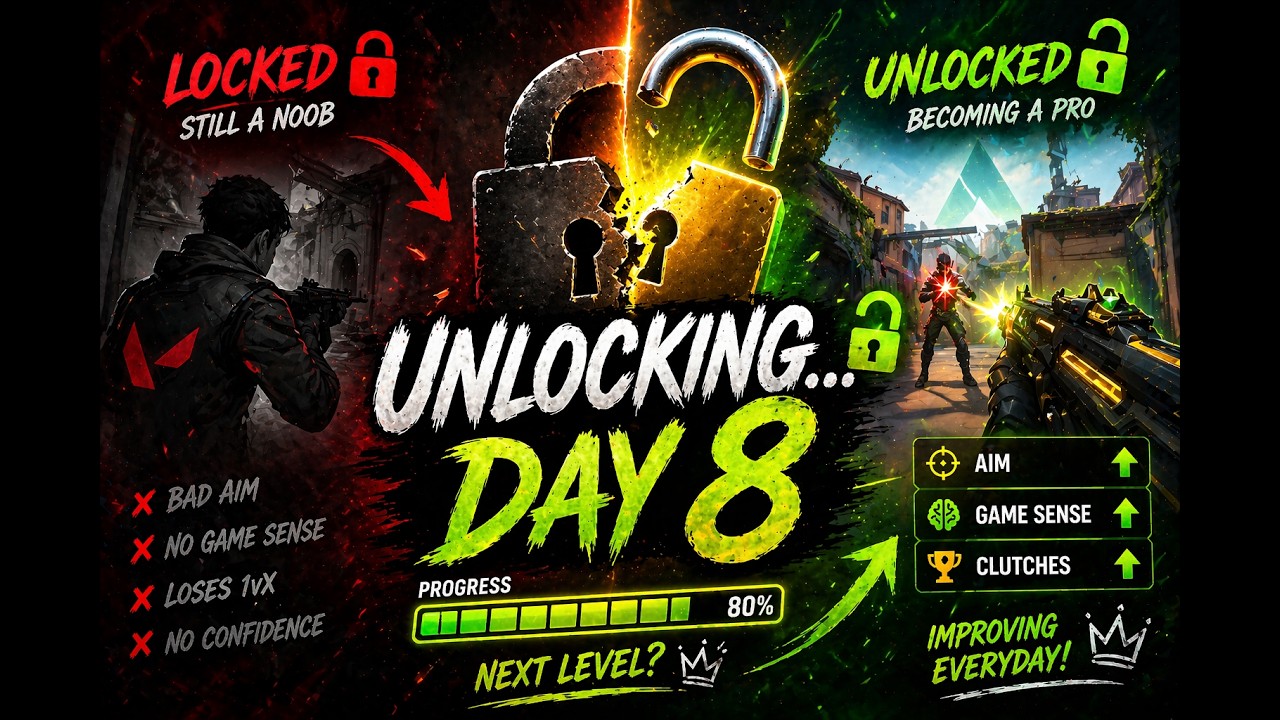 Noob2Pro Day 8 🔥 Consistency Paying Off? 😳 | Valorant Live
