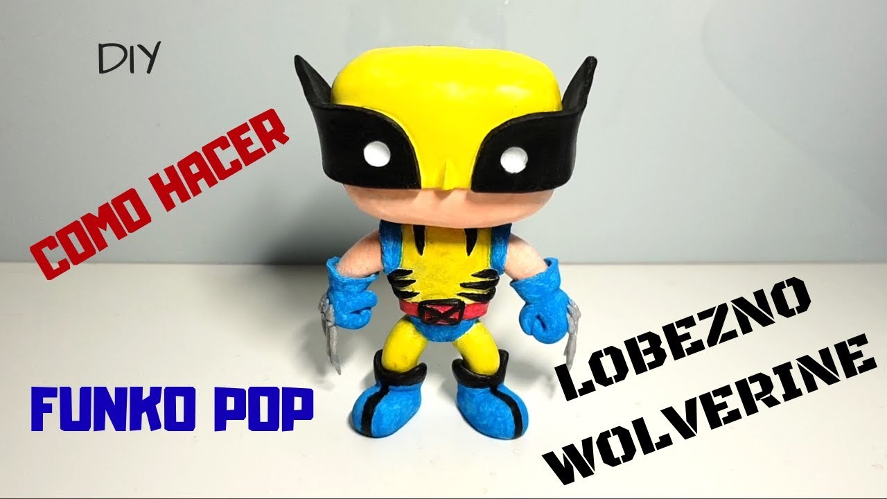 DIY Como hacer un FUNKO POP de LOBEZNO \\ Wolverine con Sculpey [plastilina | clay | porcelana fria]