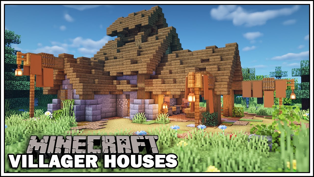 Minecraft Villager Houses - THE LEATHERWORKER!!! - [Minecraft Tutorial]