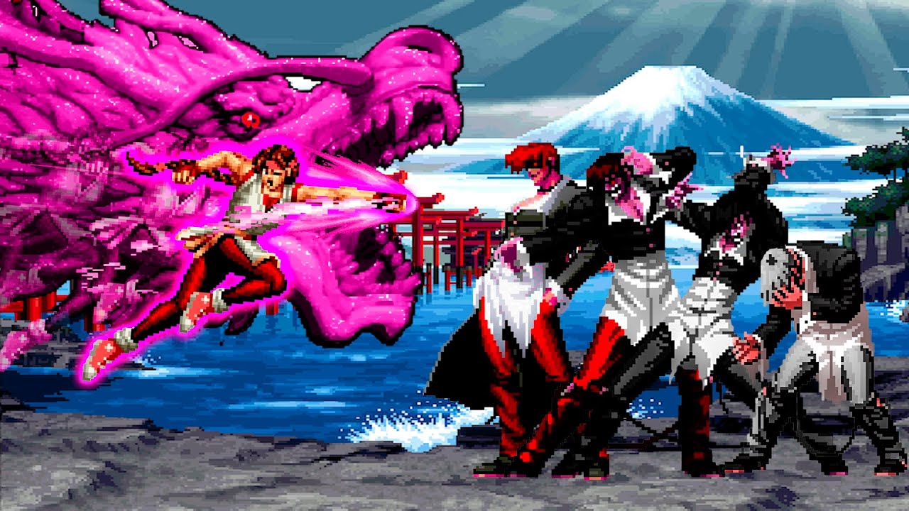 [KOF Mugen] Supreme Yuri vs Orochi Iori Team