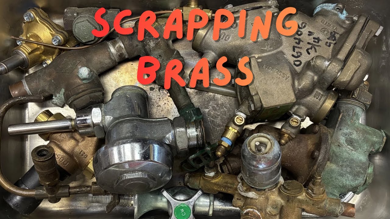 Processing a Pile of Scrap Brass