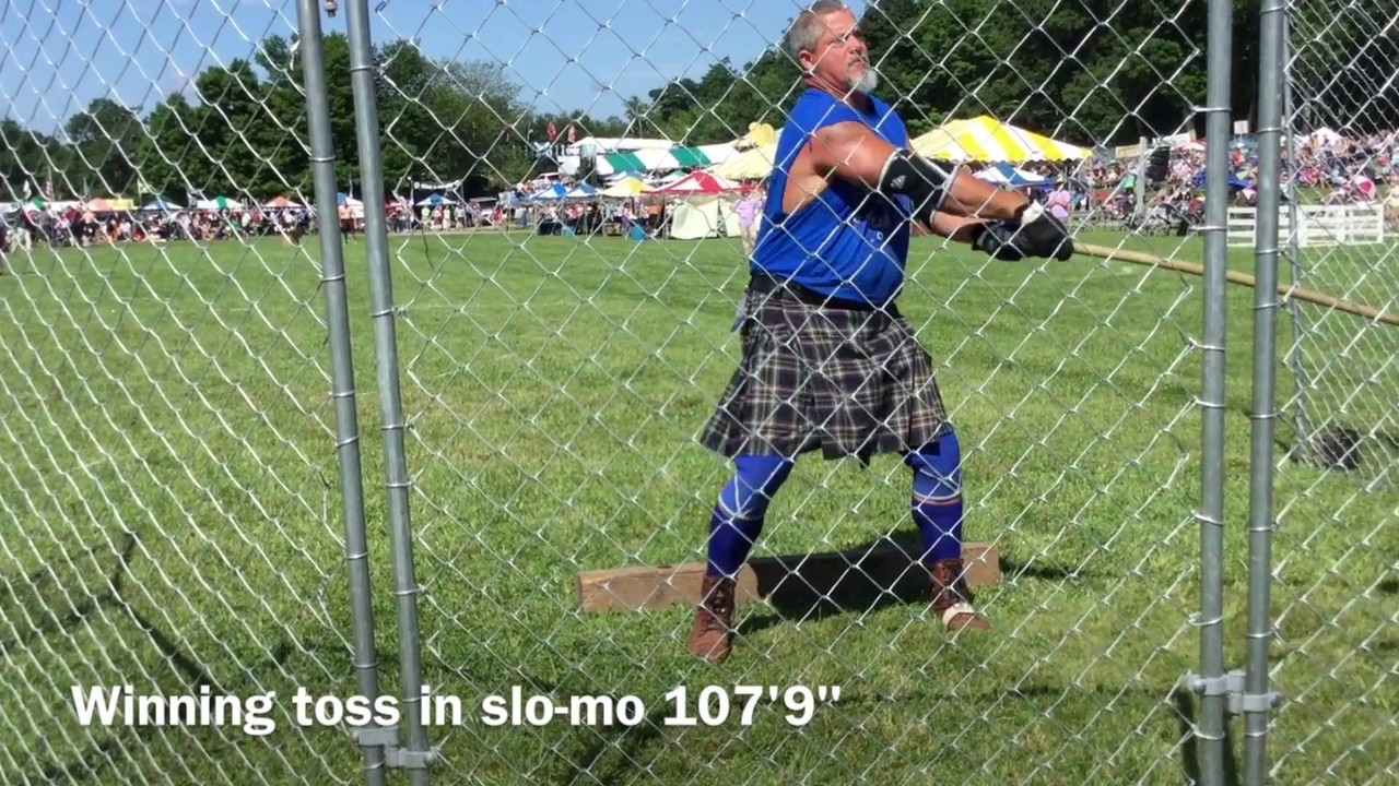 22 pound hammer throw Grandfather Mountain Highland Games 2017