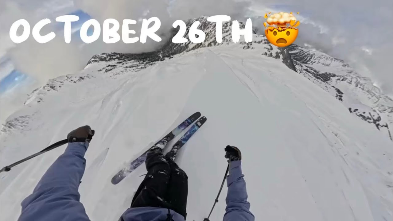 Waist deep powder on October 26th!!