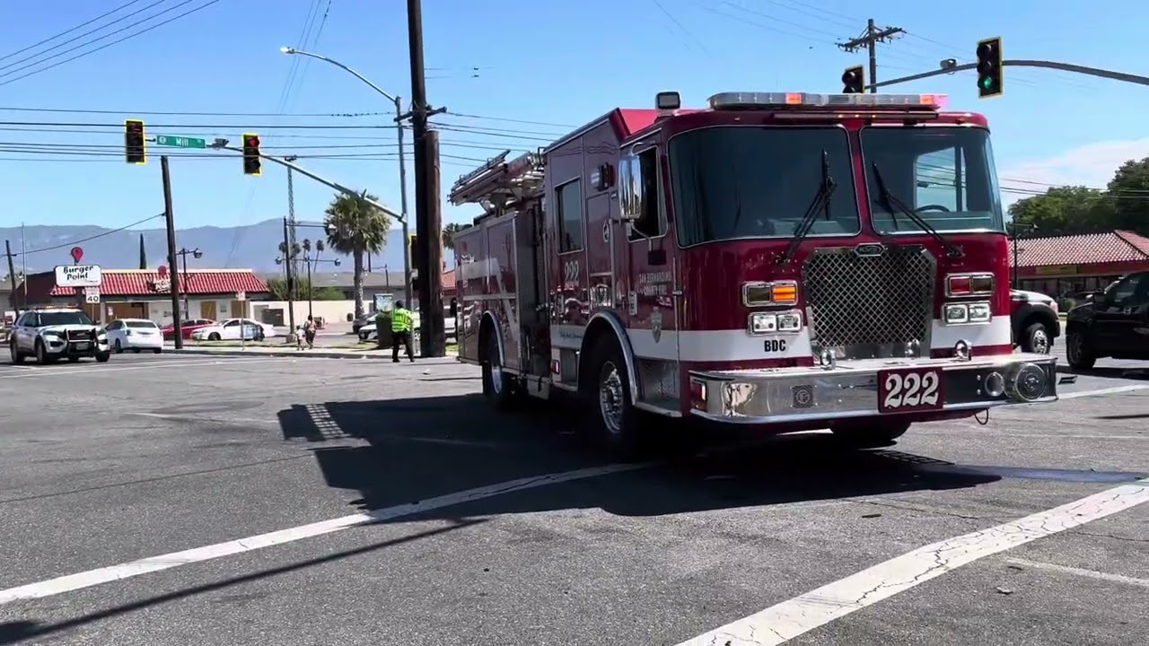 San Bernardino: 6 Cars Involved in Major Accident, Roads Shut Down