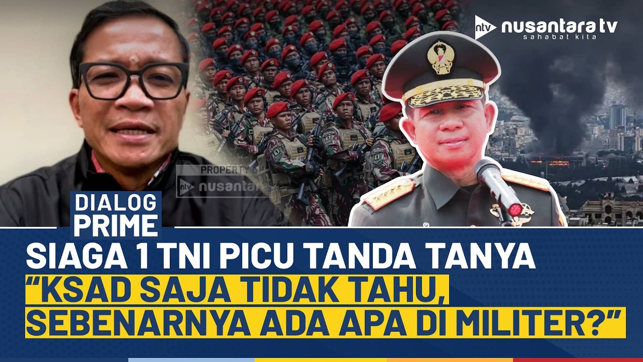 [FULL] Panglima TNI Perintah Siaga 1, KSAD Justru Tidak Tahu, Usman Hamid: Ada Apa di Militer? | NTV