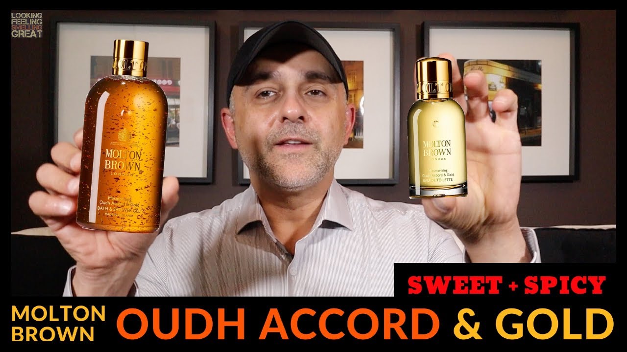 Molton Brown Mesmerising Oudh Accord & Gold Shower Gel + Eau De Toilette Review 💛💛💛